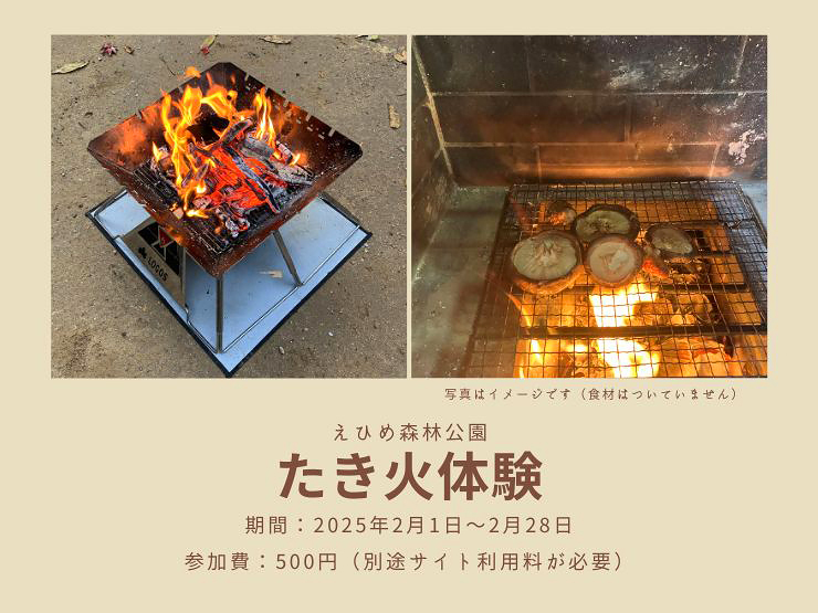 【たき火体験 愛媛/伊予市】 えひめ森林公園で冬を暖かく楽しむ新しい冒険