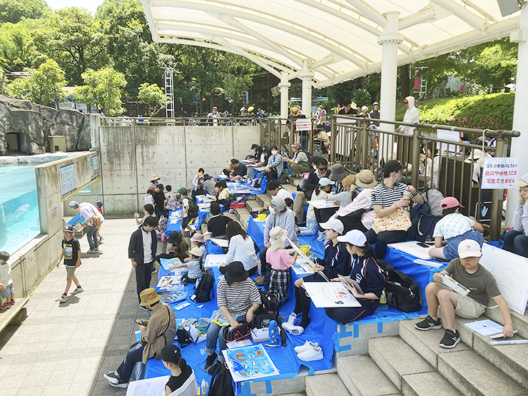 【第38回とべ動物園写生大会 愛媛/砥部町】 動物たちの姿を目の前で描く特別な時間を過ごそう