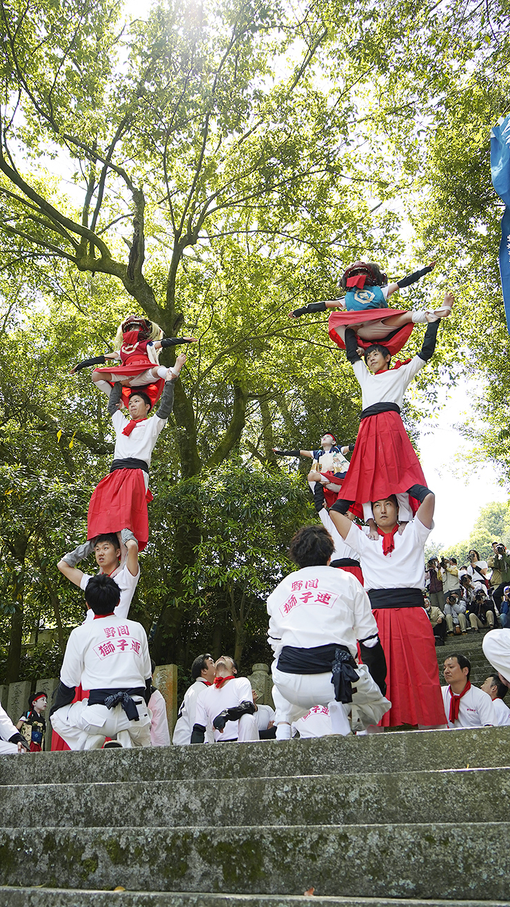 【今治地方春祭り 愛媛/今治市】 春の訪れを告げる壮大な継ぎ獅子を見に行こう！