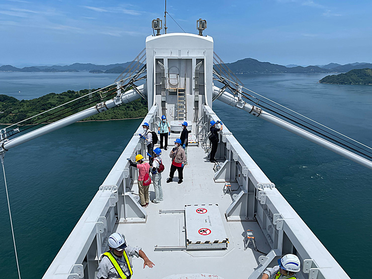 来島海峡遊覧船&来島海峡大橋塔頂体験