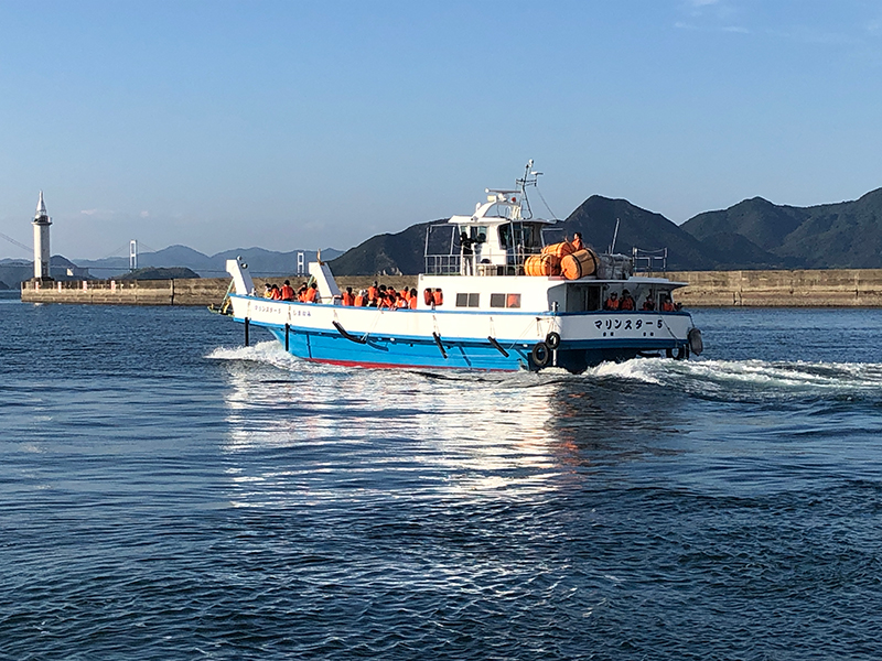 せとうちみなとマルシェ来島海峡クルーズ
