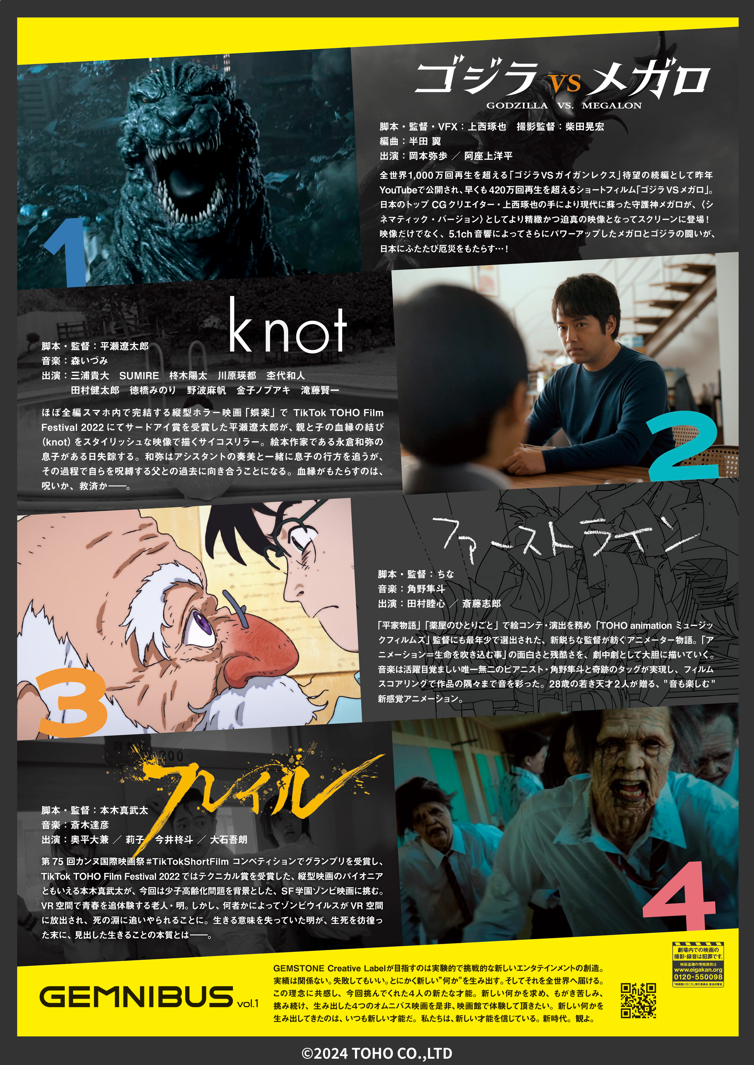 【あかがねシネマ 「GEMNIBUS Vol.1」×新居浜市出身 ゴジラ vs メガロ 上西琢也監督 トークショー】 あかがねミュージアムで映像世界の裏側を知る特別なひとときを 【愛媛/新居浜市】