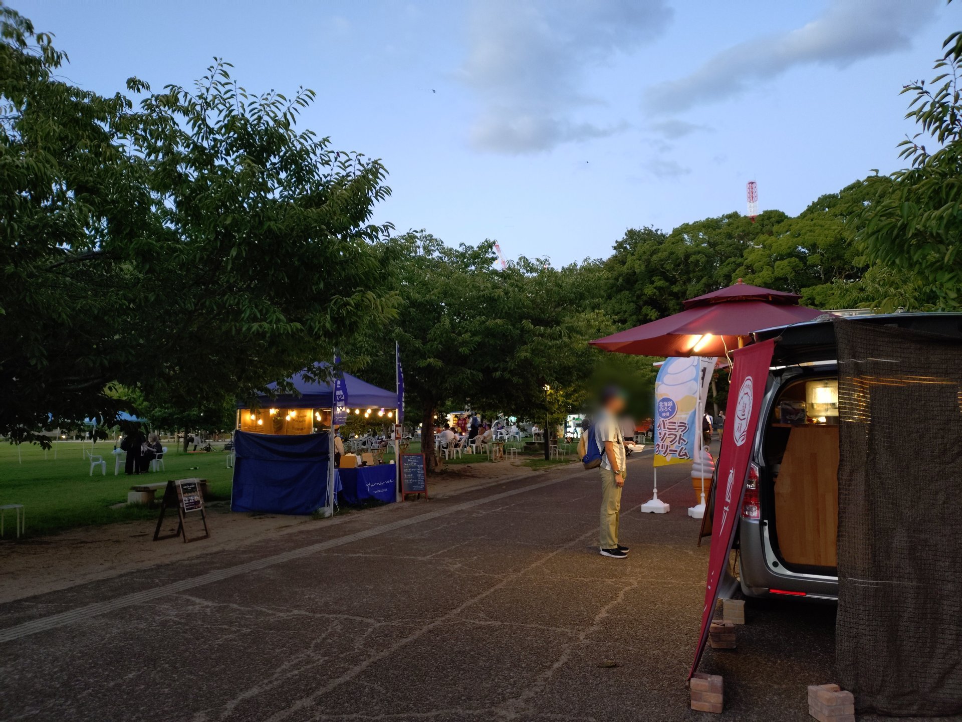 【堀之内夕暮れマルシェ】 夏の夜、城山公園で心地よい夕涼みと美味しいグルメを満喫しよう 【愛媛/松山市】