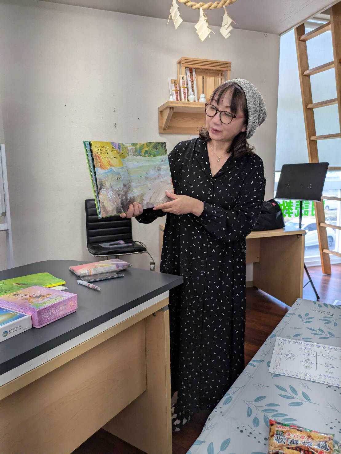 ひらく絵手紙ひびく朗読~感性を育むワークショップ、子どもの想像力・表現力を未来へつなぐおとだまマイストーリープロジェクト~