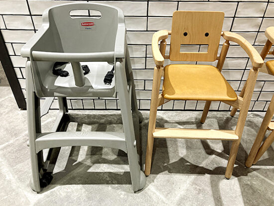子供用椅子は２パターン