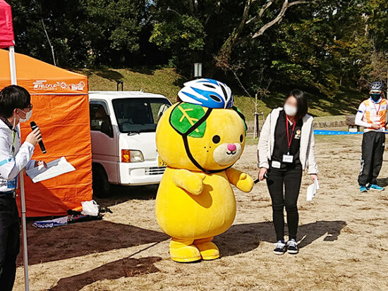 みきゃん校長先生の登場でやる気上がります