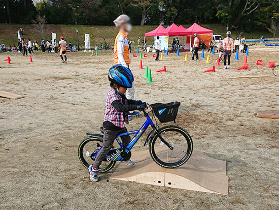 段差もうさぎ跳びで挑戦