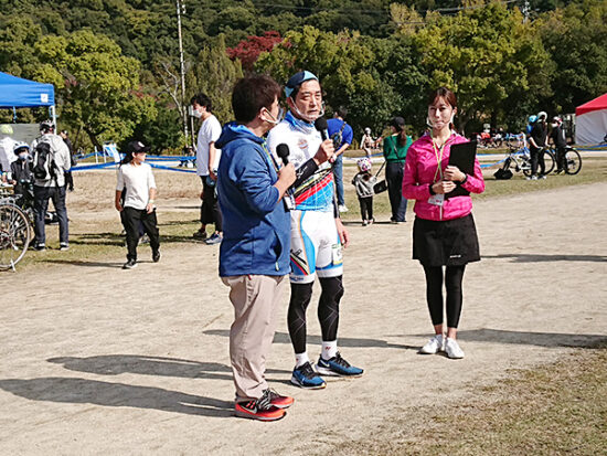 中村知事も自転車トークしてました