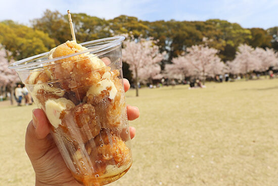 花より団子？いえいえ、さくらもグルメも満喫しましょう♪