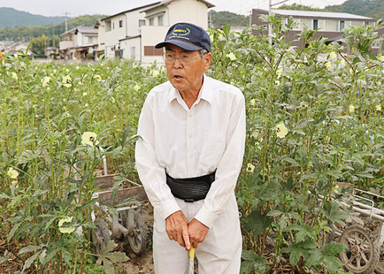 「土質の大切さ」について語るご主人