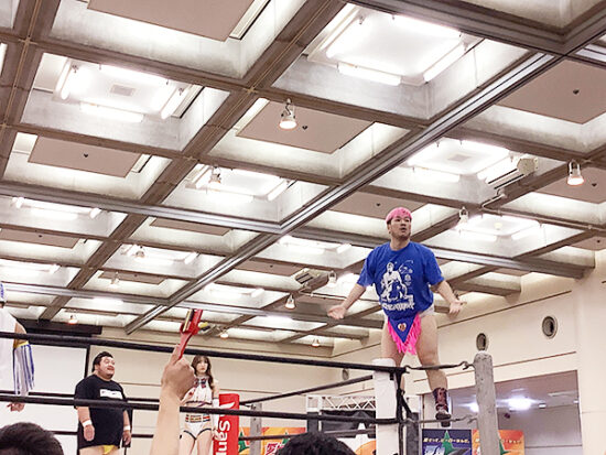 DDTプロレスリングの人気選手が愛媛で見れる喜び