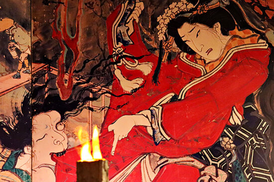 恐ろしくも美しい天才絵師 絵金 高知県香南市赤岡町にて炎に浮かぶ芝居絵屏風の世界 イマナニ