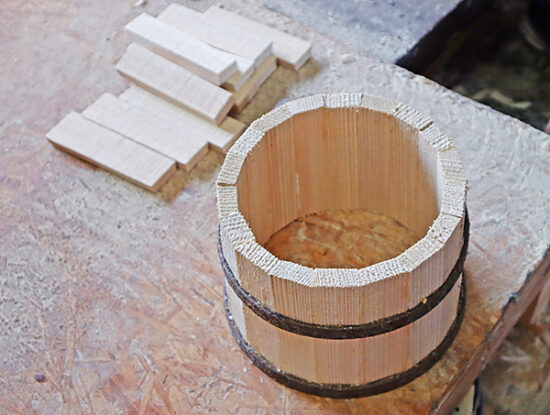 「谷川木工芸」の讃岐桶樽