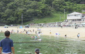 【大早津海水浴場 愛媛/西予市】 キャンプ場やマリンスポーツも充実！