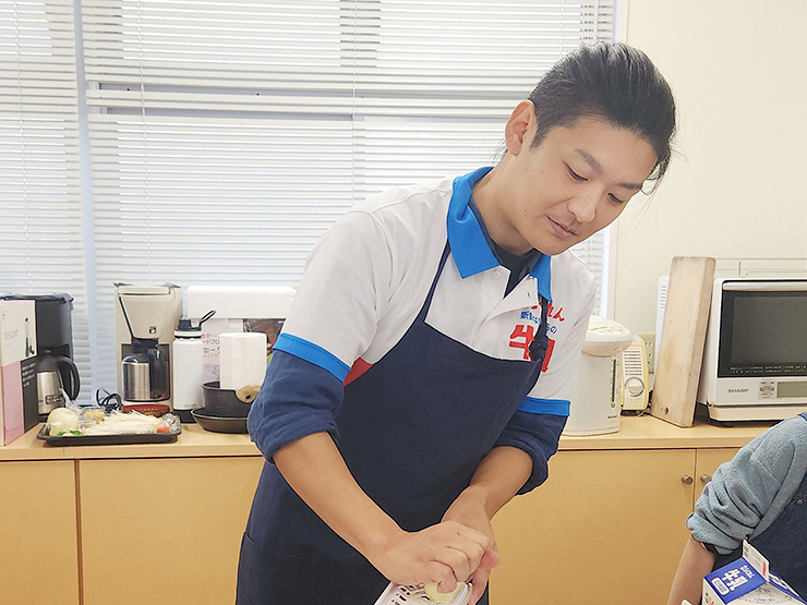 親子でつくろう らくれんミルクレシピ料理教室で美味しく学ぶ！ 【愛媛/今治市】