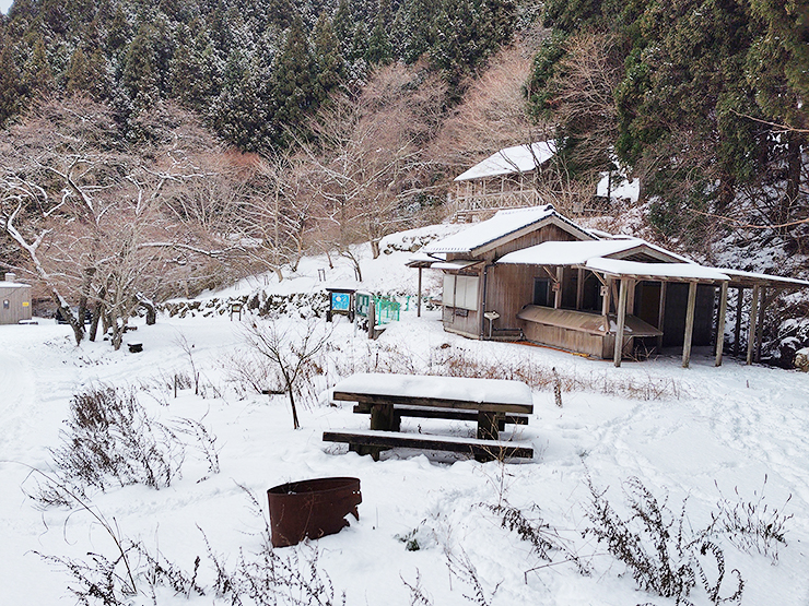 真冬の上林森林公園で雪遊び 【愛媛/東温市】