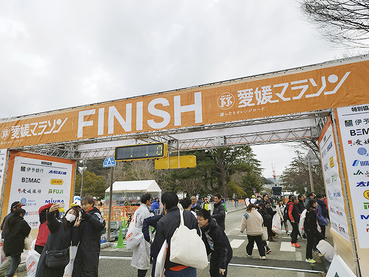 寒空の中2年振りの愛媛マラソン参戦！ 【愛媛/松山市】