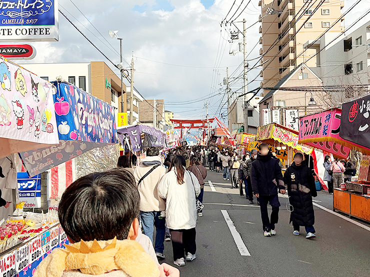 【愛媛/松山市】 雪のちらつく椿まつりの参拝レポートin 2025