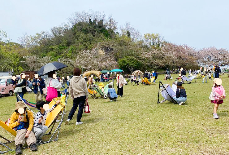 春の陽気の中、黒島海浜公園でハンモックに揺られてきました！ 【愛媛/新居浜市】