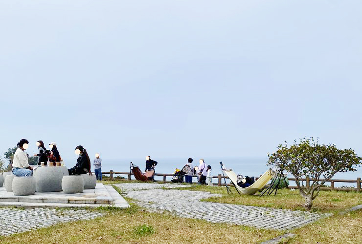 春の陽気の中、黒島海浜公園でハンモックに揺られてきました！ 【愛媛/新居浜市】