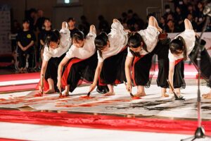 【書道パフォーマンス甲子園】伊予三島運動公園体育館で唯一無二の熱き青春を体感しよう【愛媛/四国中央市】