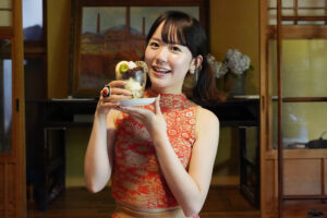 “ネオ昭和”の女神・阪田マリンが愛媛に！レトロ可愛いひんやりスイーツ巡り動画が公開中♪