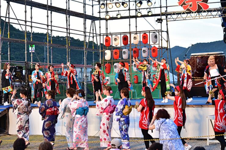 つしま夏祭り おまつり風景写真