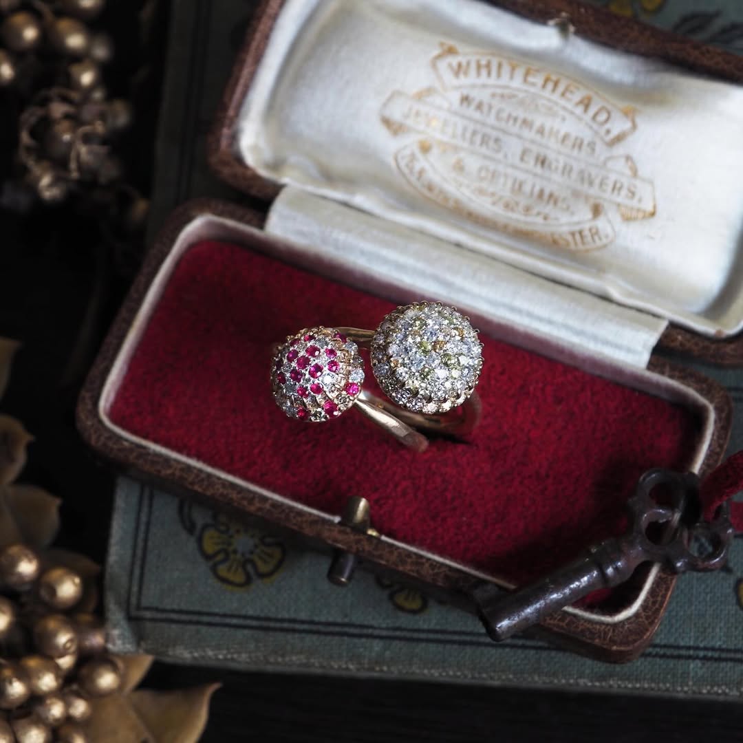 ポンポネ モザイク:税込94,600円より(K10YG・天然石・ダイヤモンド)