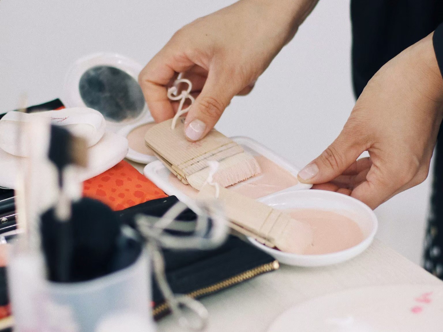 水化粧体験(本格的なおしろいを使用)