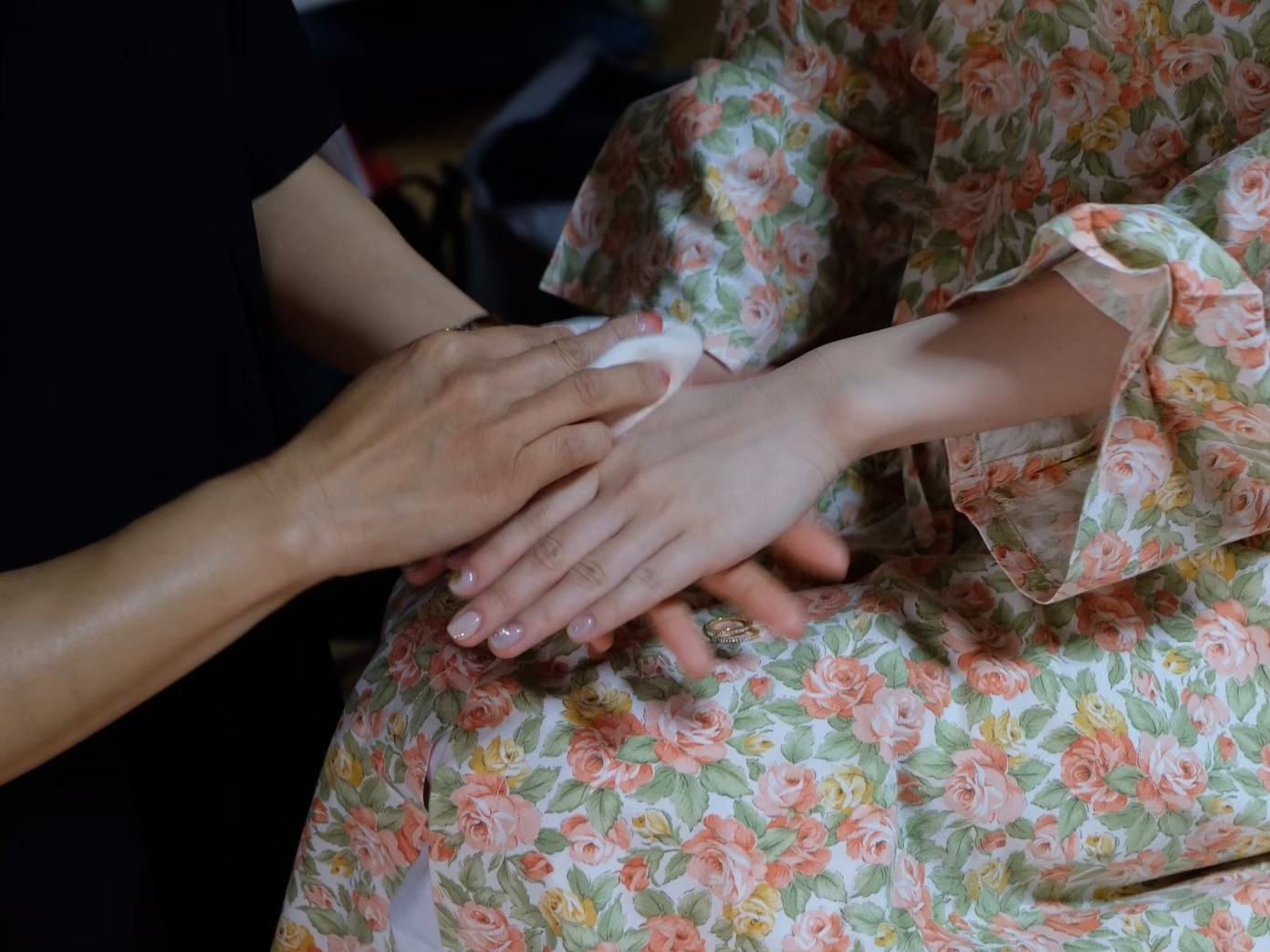 水化粧体験(伝統的な白塗り化粧)