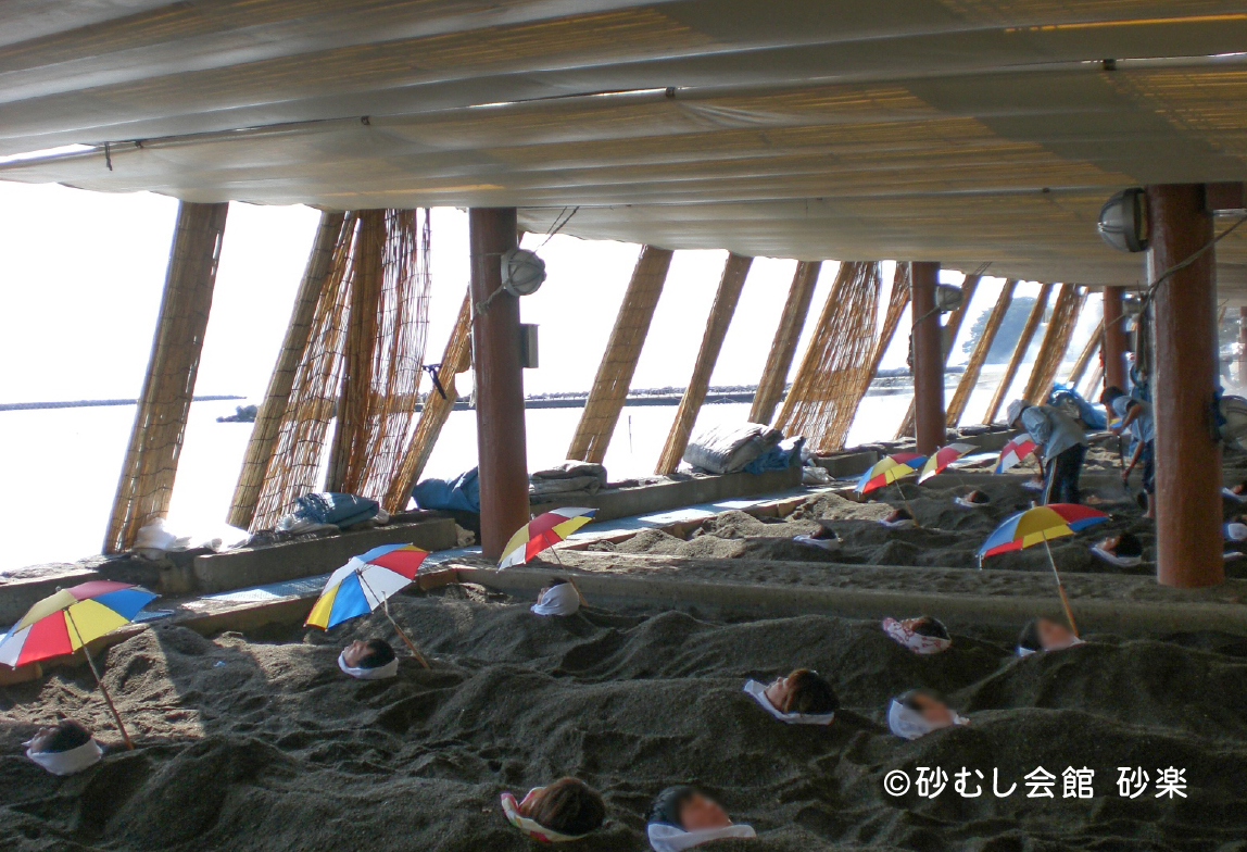 砂むし会館 砂楽|指宿名物・天然砂むし温泉