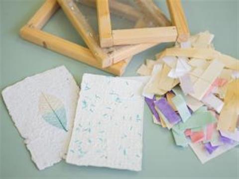 手すきハガキ作り教室