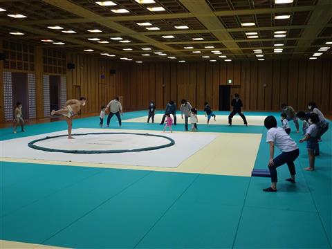 愛媛県武道館親子武道体験教室（相撲編）