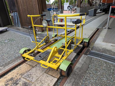 軌道自転車体験運転会
