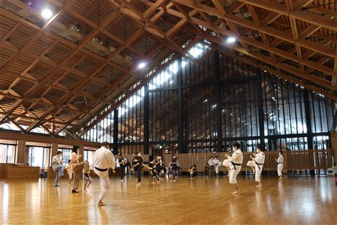 愛媛県武道館親子武道体験教室(少林寺拳法編)
