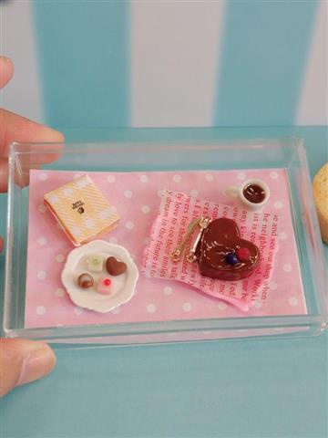 2/2 ミニチュアフードでバレンタインスイーツ