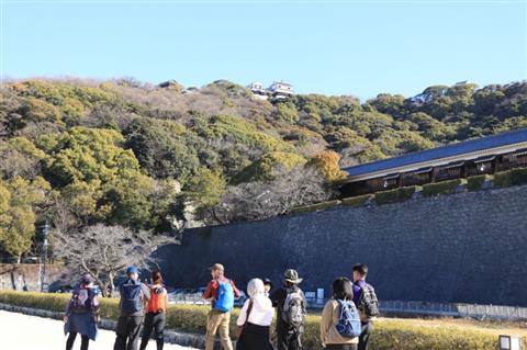 誰でも楽しいアウトドアウォーキング 松山城全コース登頂ウォーキング