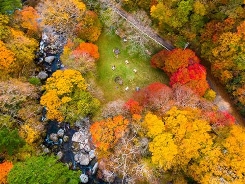 小田深山渓谷の紅葉