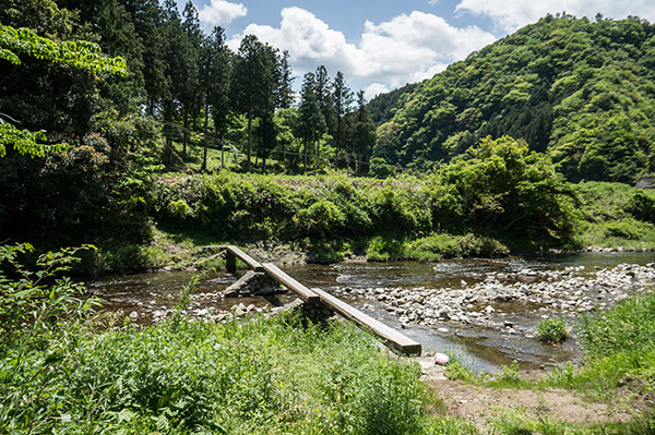 早瀬の一本橋
